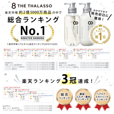 8 THE THALASSO(エイトザタラソ) モイスト スムース シャンプー